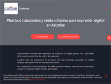 Tablet Screenshot of plasticosgijoncoplasnor.com